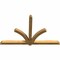 Ekena Millwork Redmond Rough Sawn Timber Gable Bracket, Western Red Cedar, 84"W x 53"H x 4"D x 4"F, 15/12 Pitch GBW084X53X0404RED00RWR - alternate 5